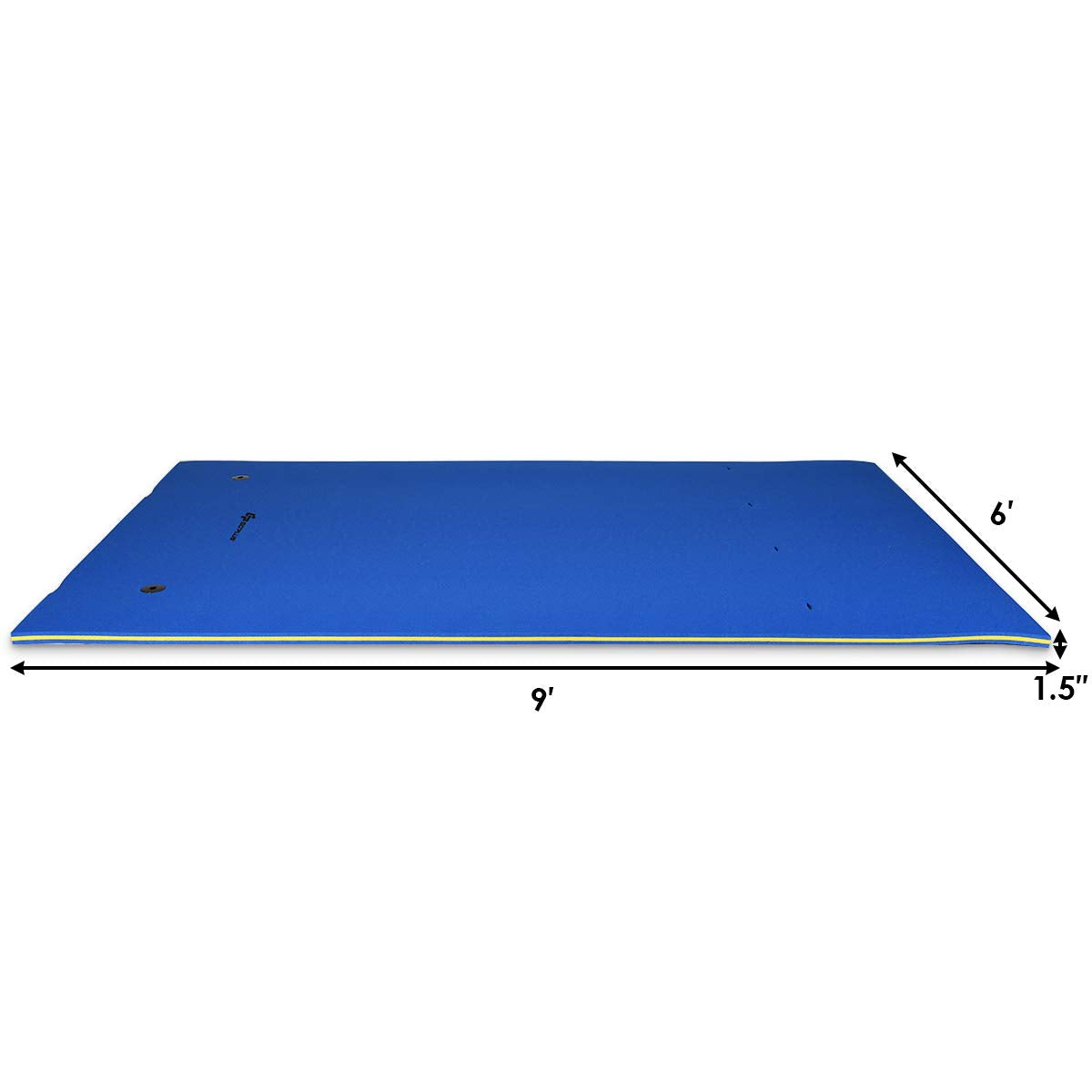 Goplus Floating Water Pad, Lily Pad for Water Recreation and Relaxing, 3-Layer Tear-Resistant XPE Foam Floating Mat for Beach, Ocean, Lake
