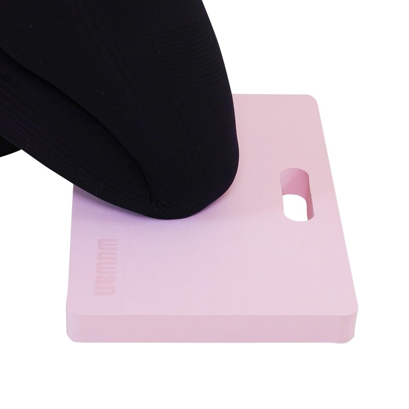 WUWAN Yoga kneeling mat, 1.5in Thick,Knee Push-ups, Plank Support & Yoga Elbows/Knees Mat Provides Cushion for Kneeling & Elbows (pink)