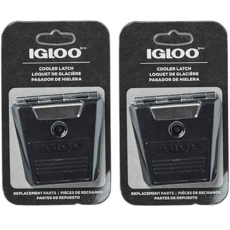 Igloo Cooler Hybrid Stainless/Plastic Latch Post & Screws, 2-Pack, Black