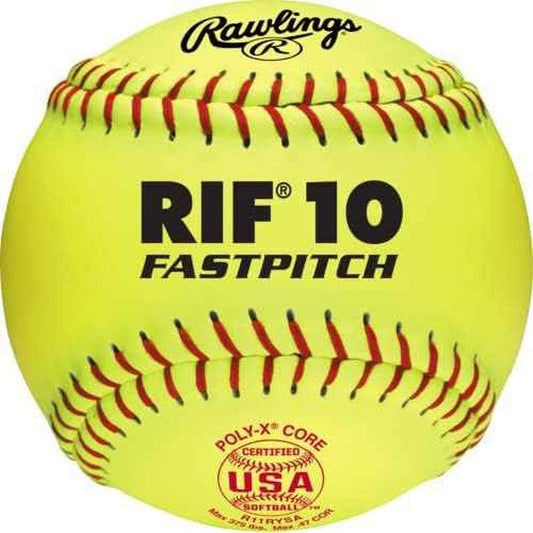 Rawlings | RIF ASA League PRO TAC Fastpitch Softballs | 12 Pack