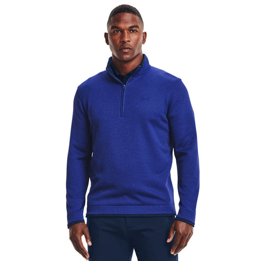 Under Armour Mens Storm Snap Fleece 1/2 Zip T-Shirt, Royal (400)/Royal, Small