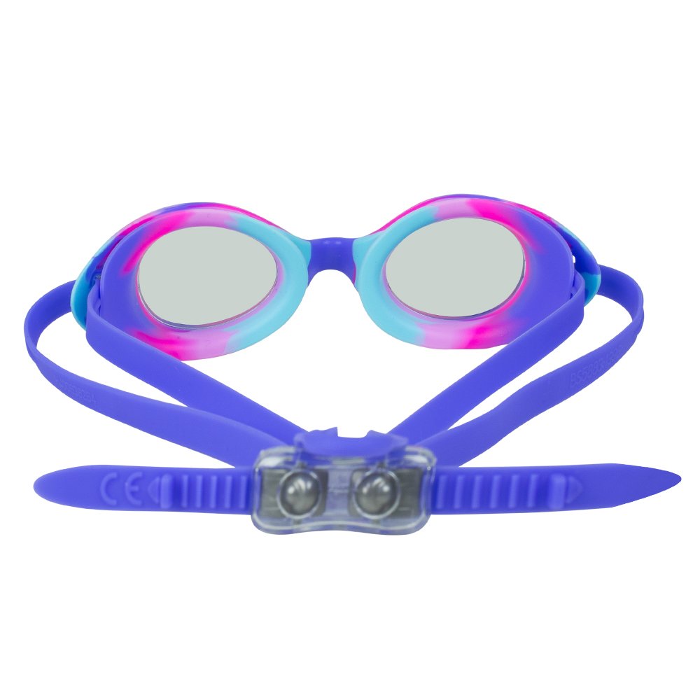 Splaqua Kids Swim Goggles for Boys and Girls - Adjustable Straps, Silicone Eye Seal, UV Protection and Anti Fog Lenses Swimming Goggle (Purple)