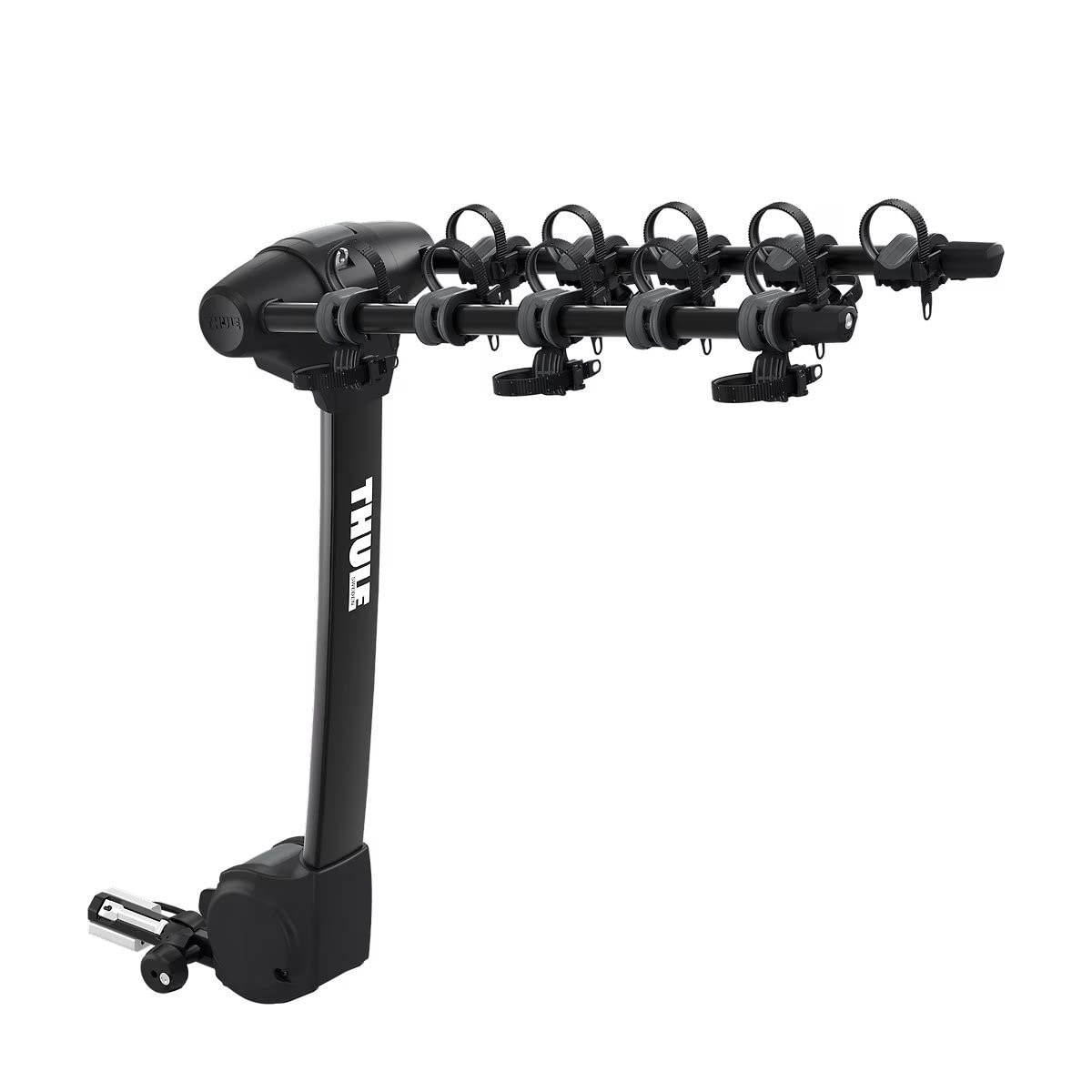 Thule Apex XT Hanging Hitch Bike Rack, Carries 5 Bikes, Perfect for Traveling with Multiple Bikes - Quick, Tool-Free Installation, Suitable for a Wide Variety of Bike Sizes and Frame Styles