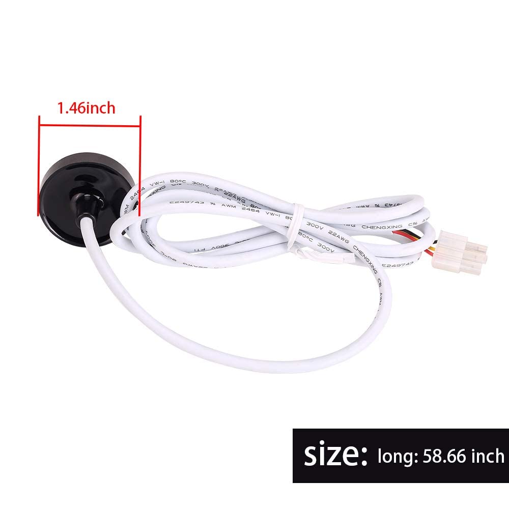 10L0L Golf Cart 36V Speed Sensor with Speed Sensor Magnet for EZGO PDS 2000 UP Electric Models,OEM# 73327-G01, 73328-G01