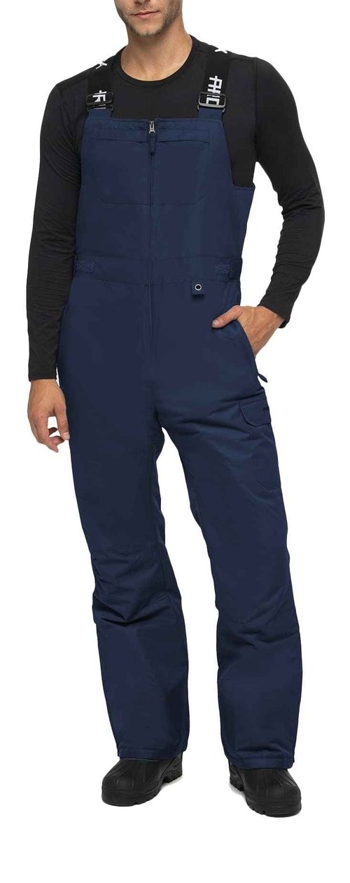 Arctix Men's Avalanche Athletic Fit Insulated Bib Overalls, Blue Night, XX-Large/30" Inseam