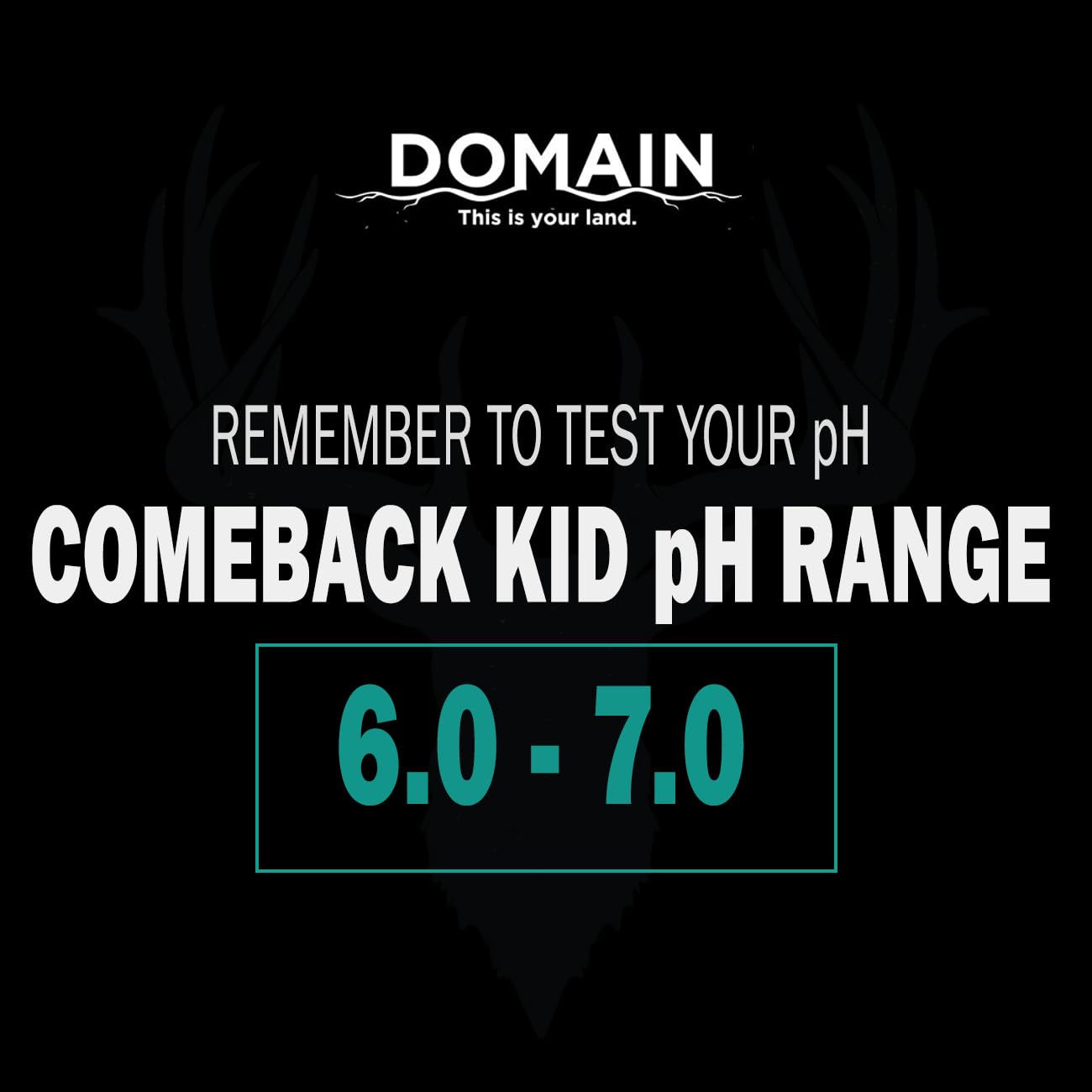 Domain Outdoor Comeback Kid Food Plot Seeds for Deer, Special Varieties of Clover & Alfalfa, Great to Plant in Spring, High Protein Forage, Year-Round Attraction, Lasts up to 5 Years, 1/2 Acre