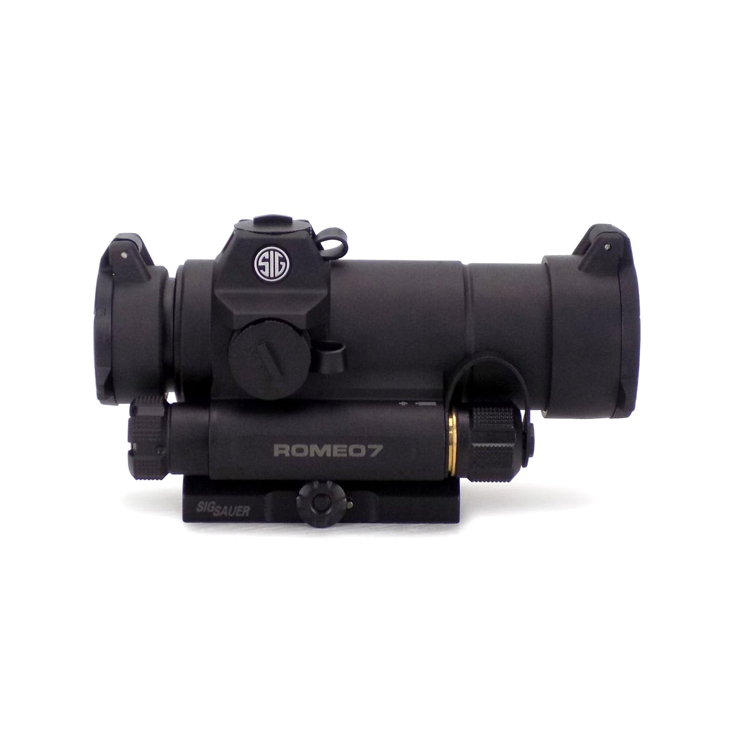 Sig Sauer ROMEO7 1x30mm Durable Aluminum Waterproof Fogproof Closed Full Size 2 MOA Red Dot Sight