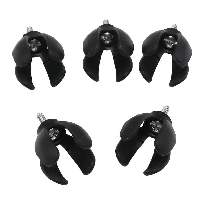 HISTAR 5PCs Golf Ball Pick Up Retriever Claw Sucker Tool Black