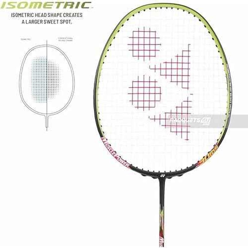 YONEX Muscle Power 55 Light Badminton Racket Grip Size 4U G5, Black Lime