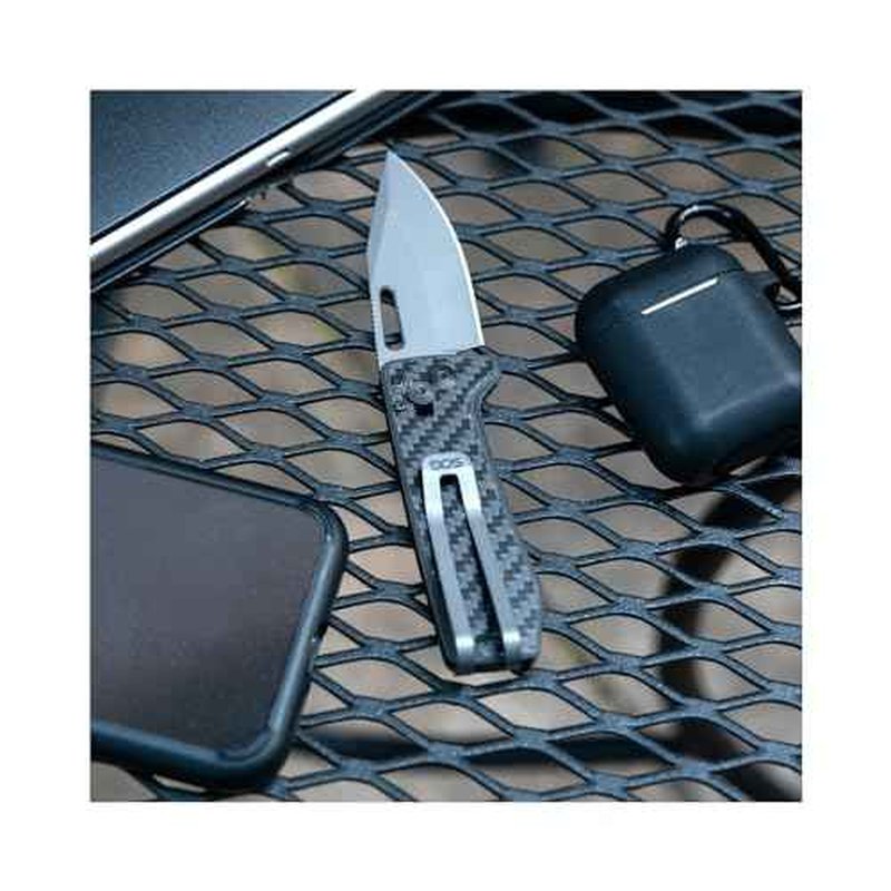 SOG Ultra XR Everyday Carry Slimline Ambidextrous CRYO CPM S35VN Stainless Steel Folding Knives | Titanium Pocket/Money Clip