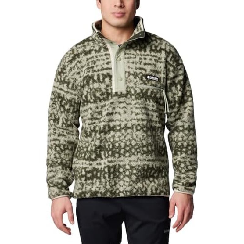 Columbia mens Helvetia II Printed Half Snap Fleece