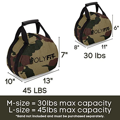 Kettlebell Sandbag for Fitness - 45 LBS - Camo