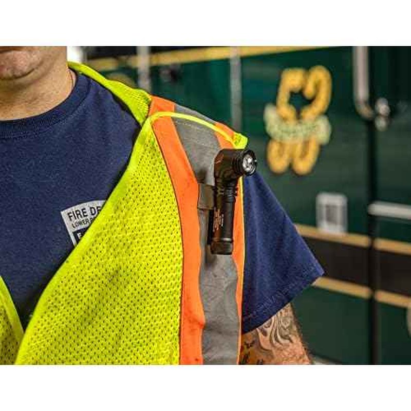 Streamlight 88095 ProTac 90X 1000-Lumen Right Angle Compact Multi-Fuel Tactical EDC Flashlight Includes Rechargeable Battery and Holster, Black