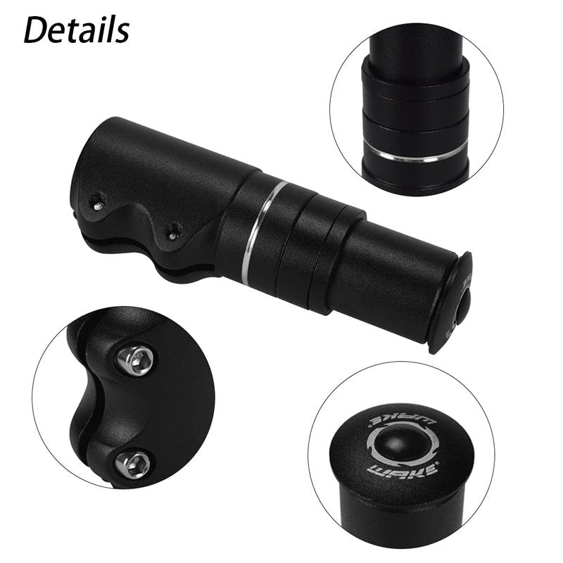 CYSKY Bike Stem Riser Bicycle Handlebar Extender 1 1/8 inch Aluminium Alloy Adjustable Handlebar Riser Adapter for Mountain Bike, Road Bike, MTB, BMX, Fixie
