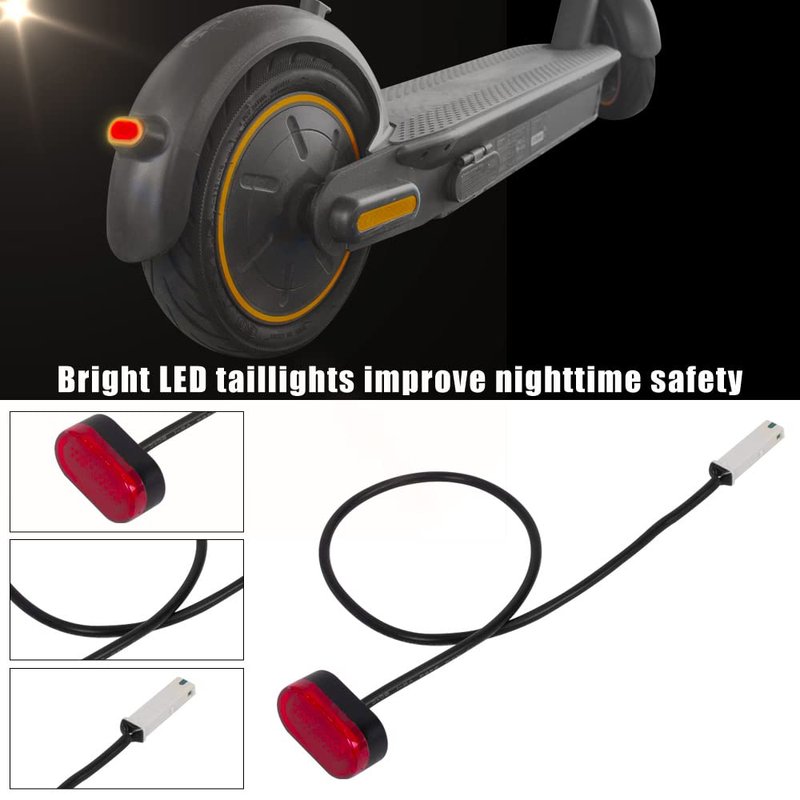 Electric Scooter Rear Mudguard Accessories Set Mudguard Bracket Replacement Part Fender Rear Compatible with G30/MAX G30 Electric Scooter