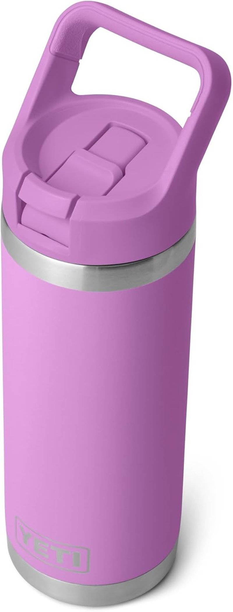 YETI Rambler 18 oz Bottle - Vacuum Insulated Stainless Steel with Color Matching Straw Cap | Desert Bloom