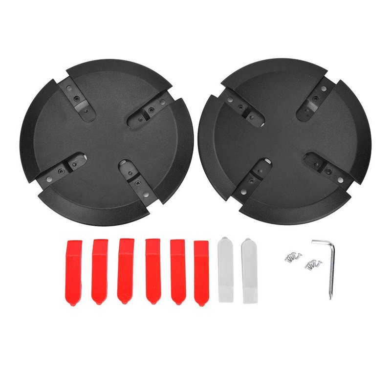 Keenso Scooter Wheel Hub Cover, ABS Wheel Hub Cover Tire Side Decoration Part for Electric Scooter