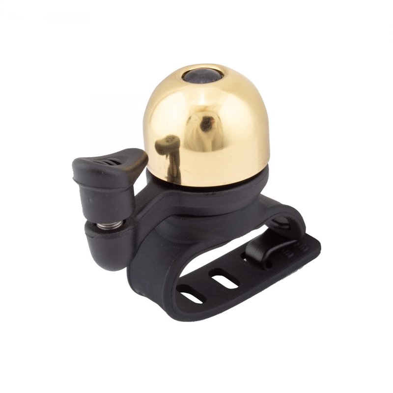 Delta Cycle & Home Bike Bell, Aluminum Bicycle Bells for Handlebars, Loud Crisp Clear Ringer Sound - Bicycle Bell for Adults and Kids, Brass, BB5000 (BB5000)
