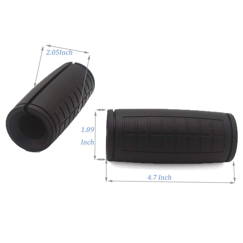 yuhqc Weight Bar Grips Fit Standard Barbell, Dumbell Handles, Thick Bar Training Adapter for Weightlifting & Cable Attachments Fitness Training Rope Grips for Body Arm Forearm Builder Strength(Black)