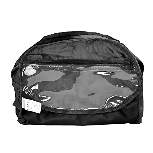 12" Mini Two Tone Duffle Bag (Black)