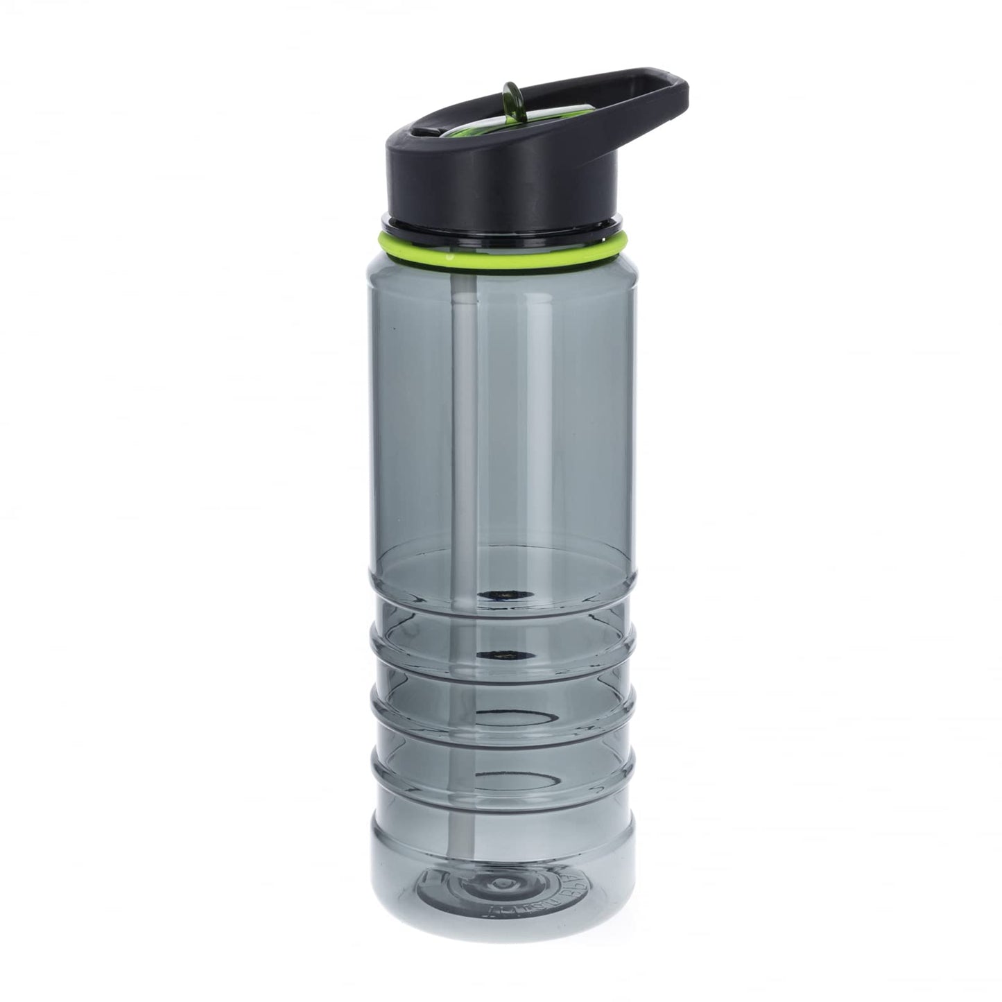 ASR Outdoor 25oz Tritan Flip Top Cap Water Bottle with Straw Smoke Grey