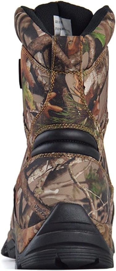 Men's Waterproof Hunting Boots - 8" Lightweight Insulated Camo Work Boots | 400g Thinsulate