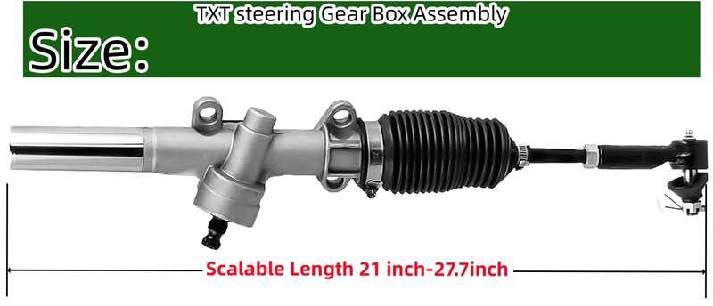 Dr.Acces Golf Cart EZGO TXT MPT Steering Gear Box Assembly for 2001 & Up Golf Carts Replace OEM # 70964-G01
