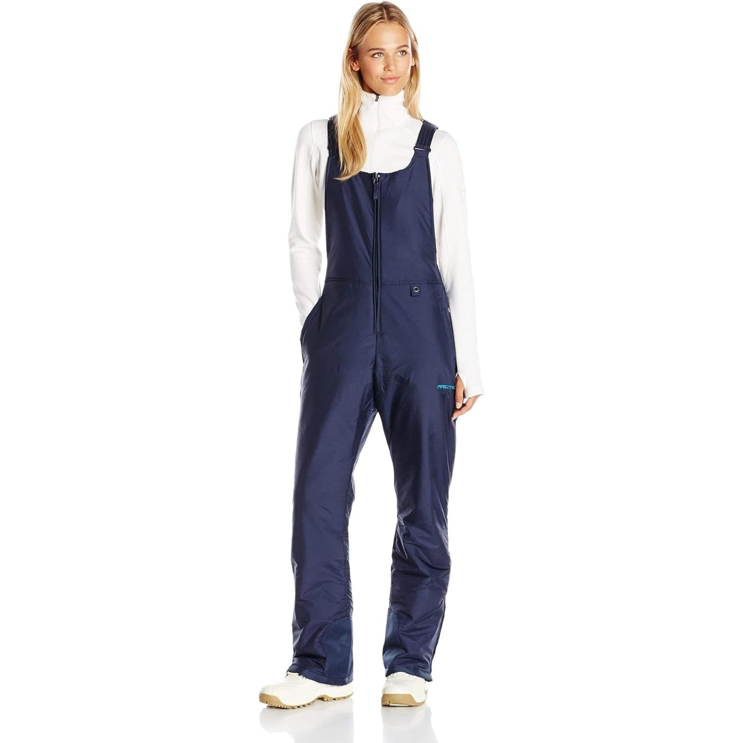 Arctix Women's Essential Insulated Bib Overalls, Blue Night, X-Small Short