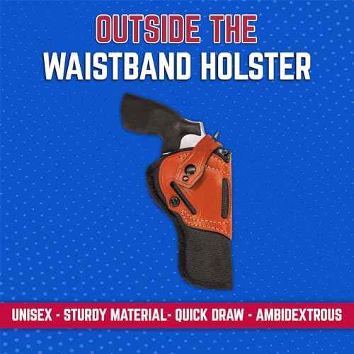 DeSantis The Wild Hog Hybrid Gun Holster, Fits S&W N 6"-6 1/2", D/W 41VH, 44VH 6", COLT Anaconda 6", S&W Classic Hunter 6 1/2", Built from 1060D Senior Ballistic Nylon, Ambidextrous