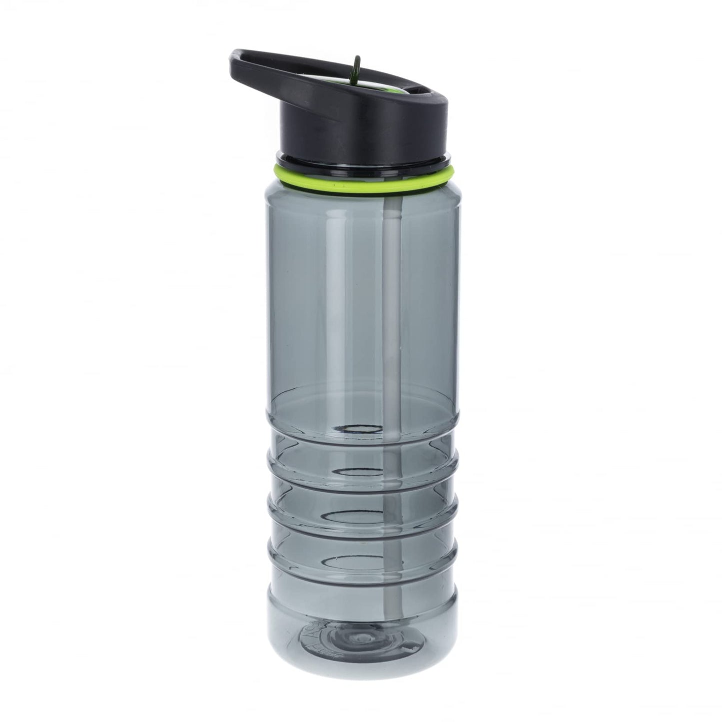 ASR Outdoor 25oz Tritan Flip Top Cap Water Bottle with Straw Smoke Grey