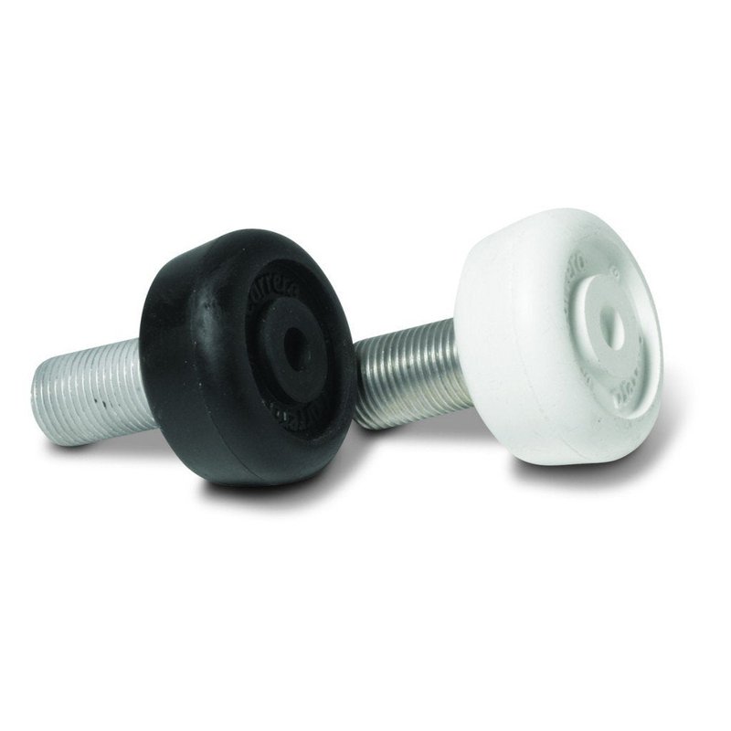 Sure-Grip Carrera Toe-Stop - Designed with a 5/8" Stem - Features 42mm Footprint and Thickness of 20mm - Sold in Pair - Available in Two Color Options (Black/White)