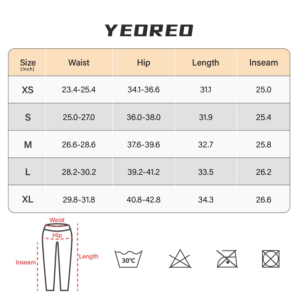 YEOREO V Waist Workout Leggings for Women Butt Lifting Scrunch Gym Leggings Amplify Seamless Yoga Pants Grey L