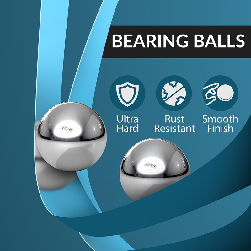 Precision Chrome Steel Bearing Balls - 3/32" Inch G25 | 100 Pieces