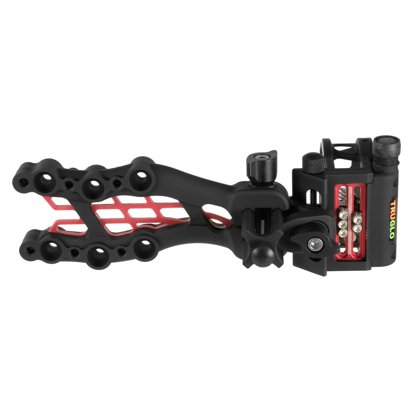 TRUGLO Carbon Hybrid 5-Pin Durable Ultra-Lightweight Micro-Adjustable Bow Sight with Large Circular Field of View, Toolless Micro Adjustment, Black