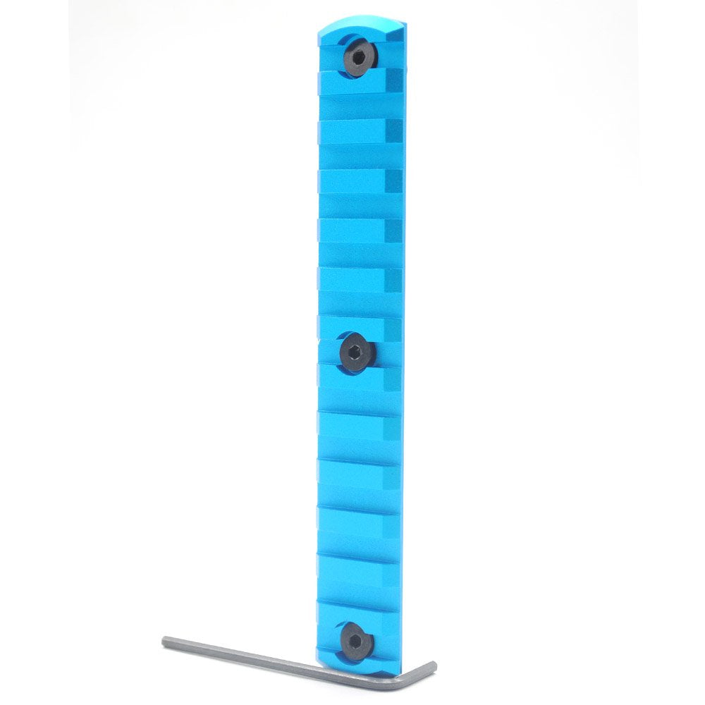 Keymod Rail Section Blue Color for Picatinny & Weaver Rail (13 Slots)
