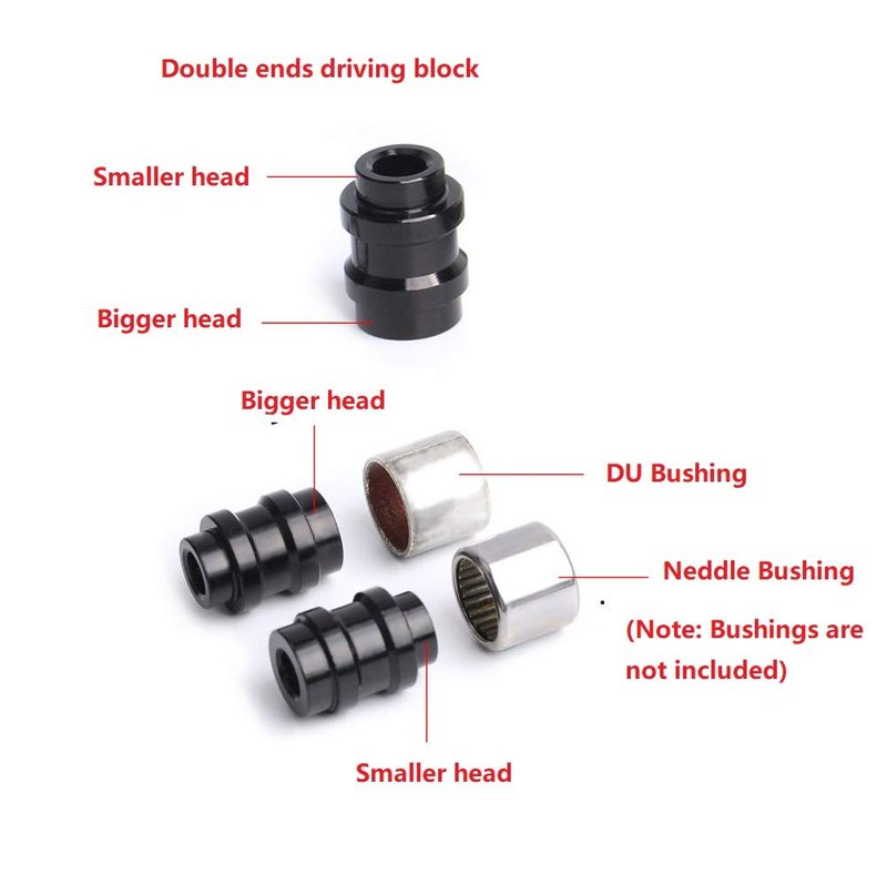 Juscycling MTB Rear Shock Bearing Bushing Replacement Installation and Removal Tool Kit for for Rockshox Fox