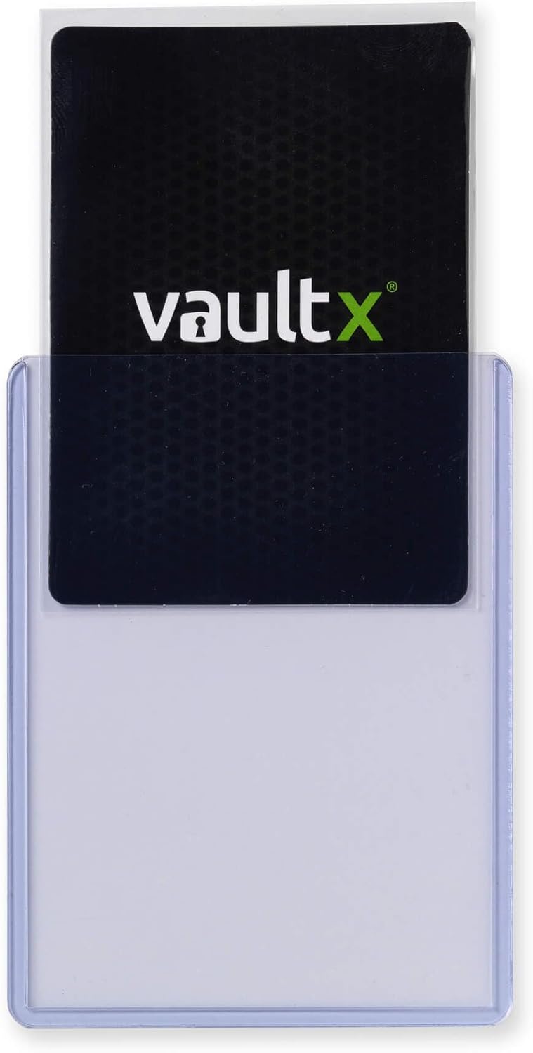 Vault X Toploaders & Penny Sleeves - 200 Rigid Card Holders + 200 Soft Sleeves | 3" x 4" Size