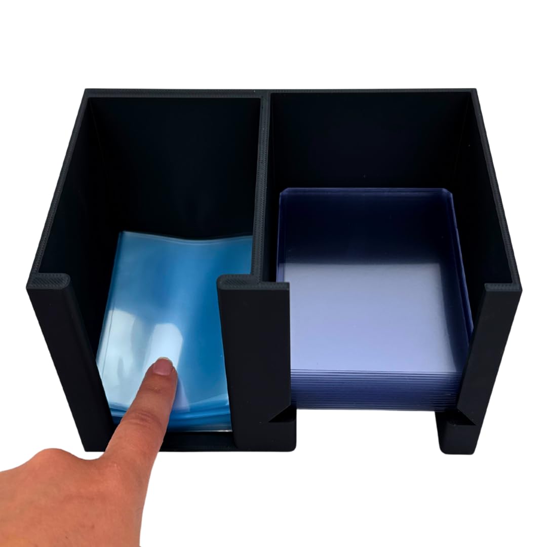 EnderToys CardCare Lite (Black) - Toploader Dispenser - Penny Sleeve Holder