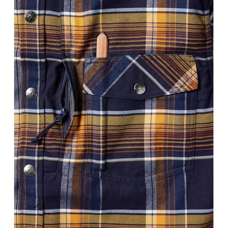 Legendary Whitetails Mens Performance Stretch Plaid Flannel Long Sleeve Snap Down Shirt Moisture Wicking Quick Dry