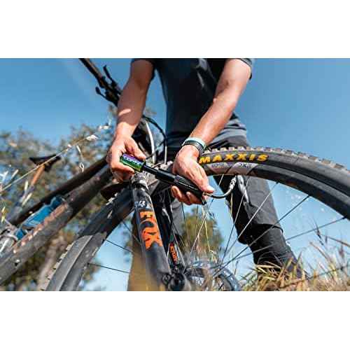 Lezyne Pocket Drive Pro HV Mini Pump - Aluminium, 90psi, Presta/Schrader, With Mount, Neo/Black