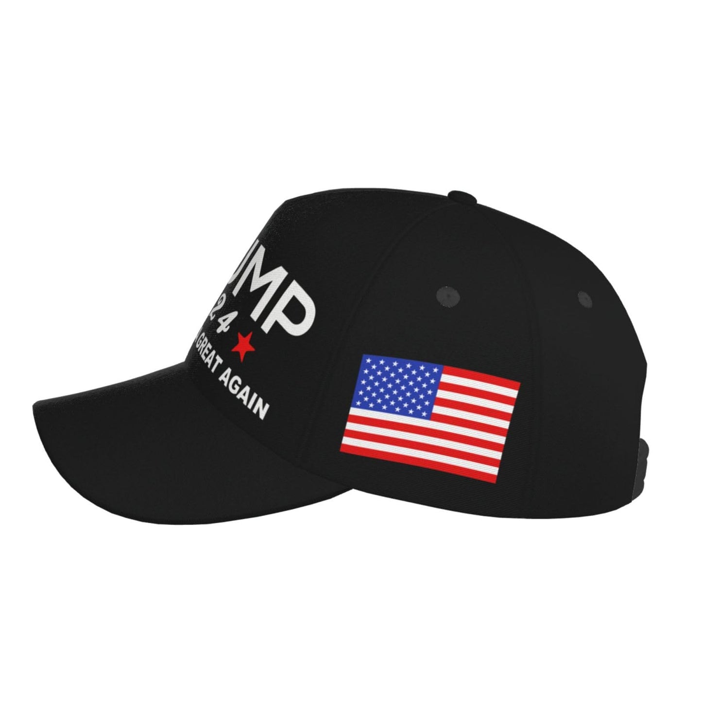 Trump 2024 Baseball Caps with American Flag Adjustable Make America Great Again Baseball Hats Patriotic Dad Hat Trucker Caps for Men Women