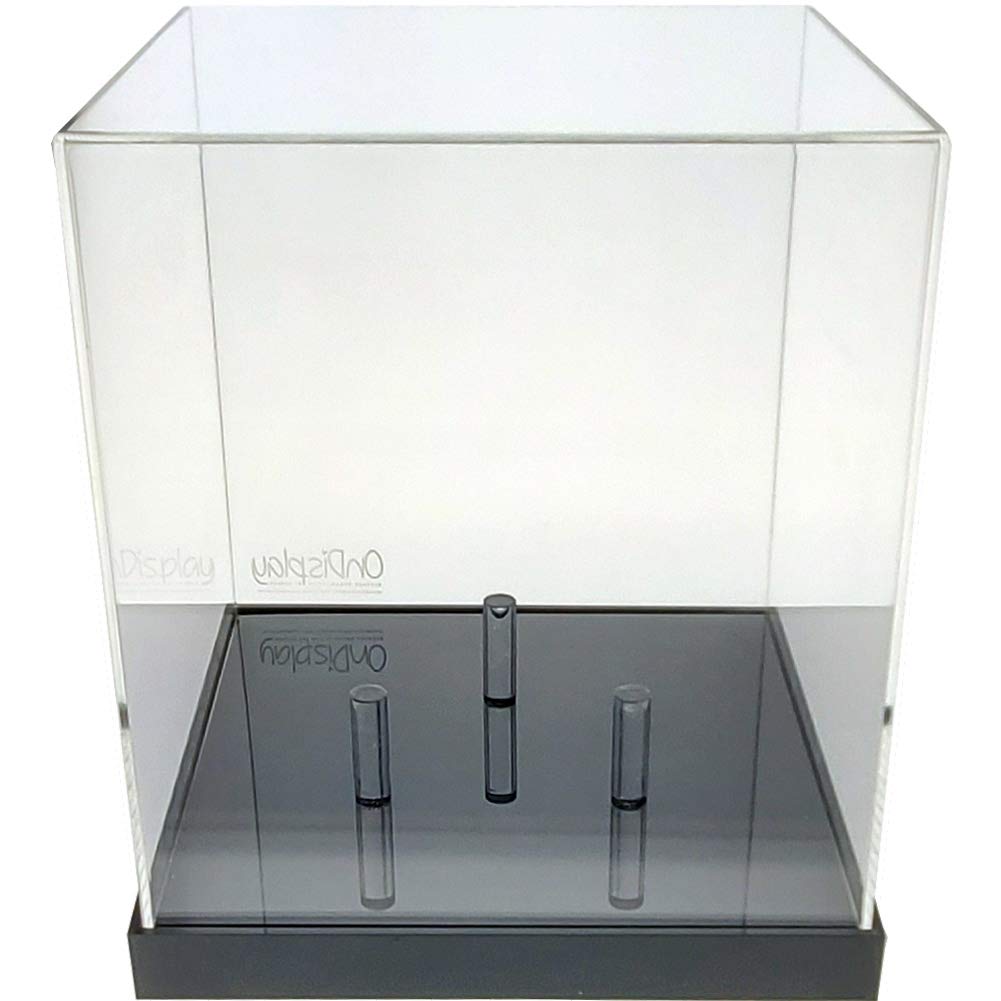 OnDisplay Deluxe UV-Protected Soccer Ball/Volleyball Display Case - Black Base - Luxe Handmade Acrylic Design