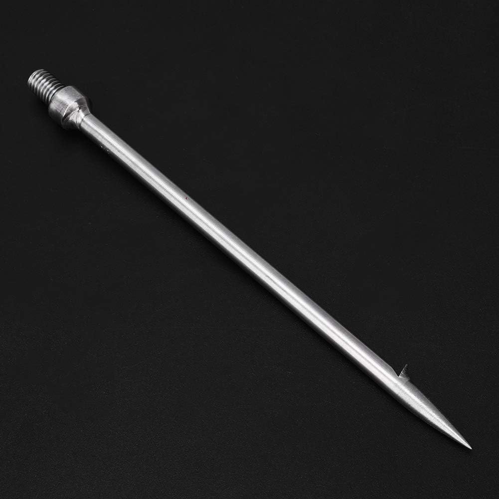 Stainless Steel Fishing Spear - 4 Pcs Single Prong Harpoon Gaff Hook | 6.5x0.5x0.5 Inch Outdoor Tackle