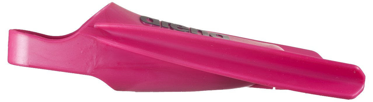 Arena Unisex Adult Powerfin Pro Swim Training Fins for Men and Women Silicone Short Blade Flippers Left/Right Custom Design, Pink, 11-12