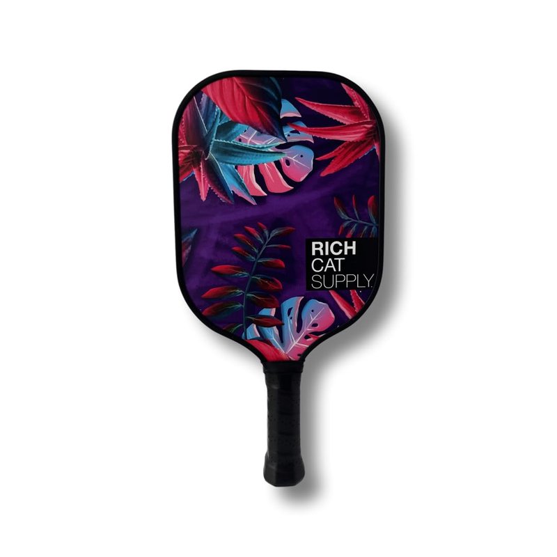Rich Cat Supply Gusto Pickleball Paddle T700 Carbon Fiber (Tropical Purple)