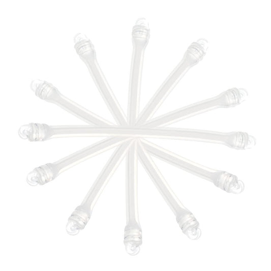PATIKIL Tennis Dampener, 8 Pack Silicone Vibration Shock Absorber Racquet String Damping, White