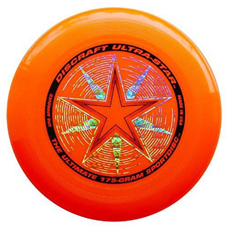 Discraft Ultra-Star 175g Ultimate Frisbee Sport Disc (6 Pack) Orange