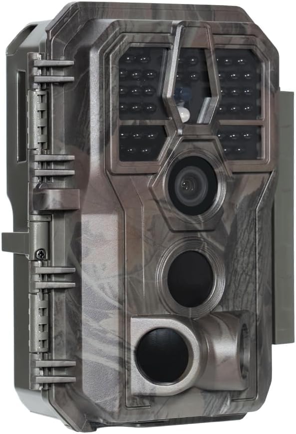 GardePro A5 Trail Camera - 48MP Photos & 1296P HD Video | 100ft No-Glow Night Vision, 0.1s Trigger
