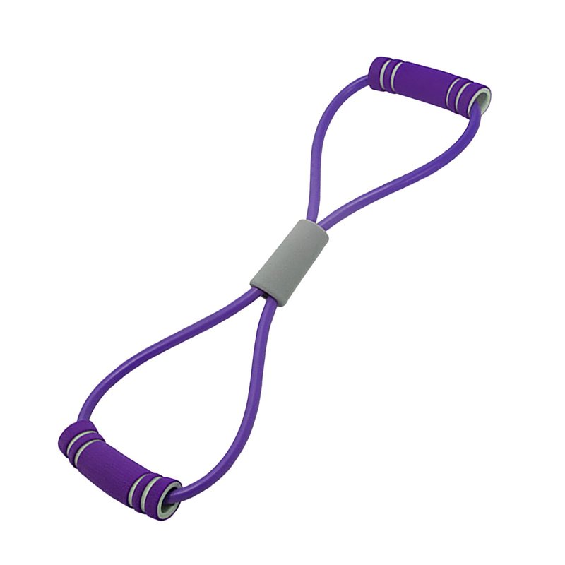 8 Fitness Resistance Band, PVC Versatile Elastic Exercise Band Stretching Strap Yoga Pilates Pulling Rope Muscle Training for Arm Shoulder Leg Stretch