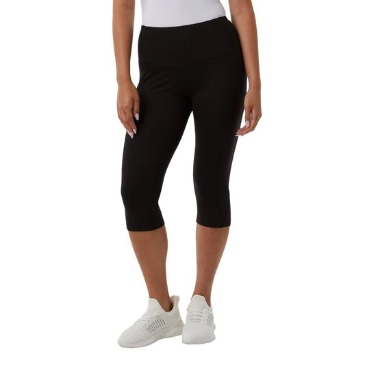 32 Degrees Women Cropped Tight Legging (US, Alpha, Medium, Regular, Regular, Black)